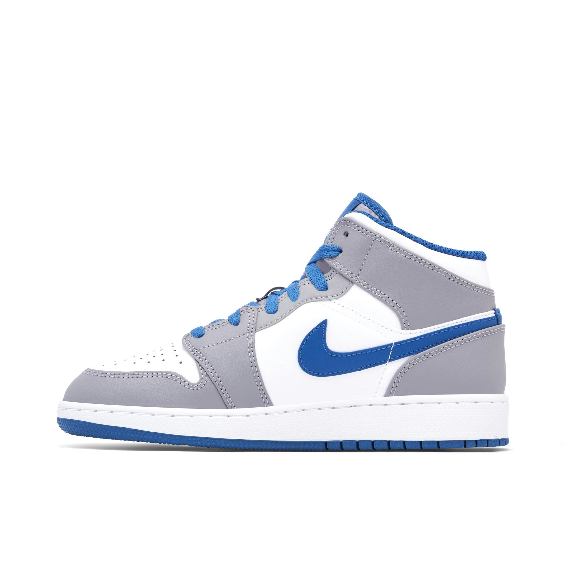 J1 MID WHITE TRUE BLUE GREY