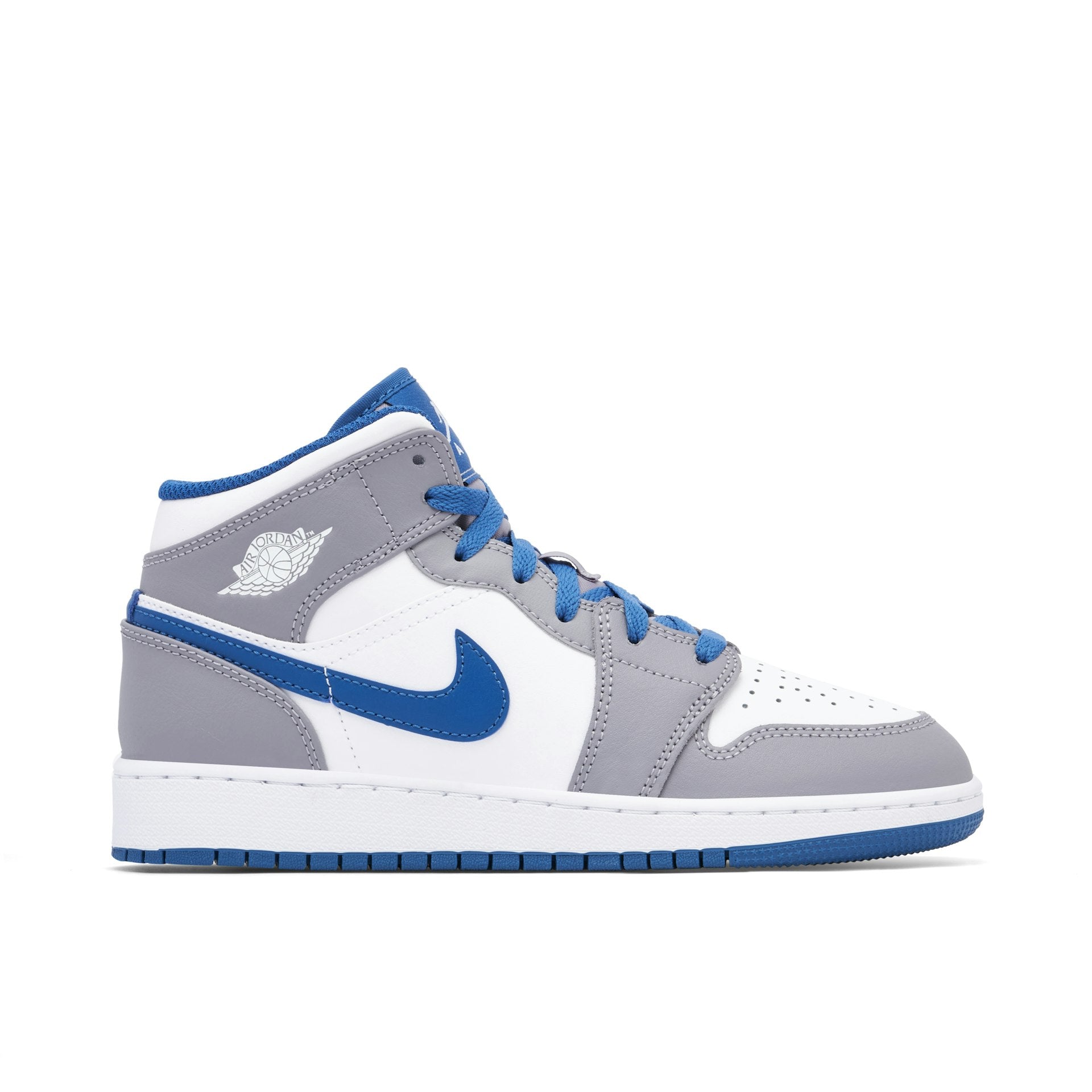 J1 MID WHITE TRUE BLUE GREY